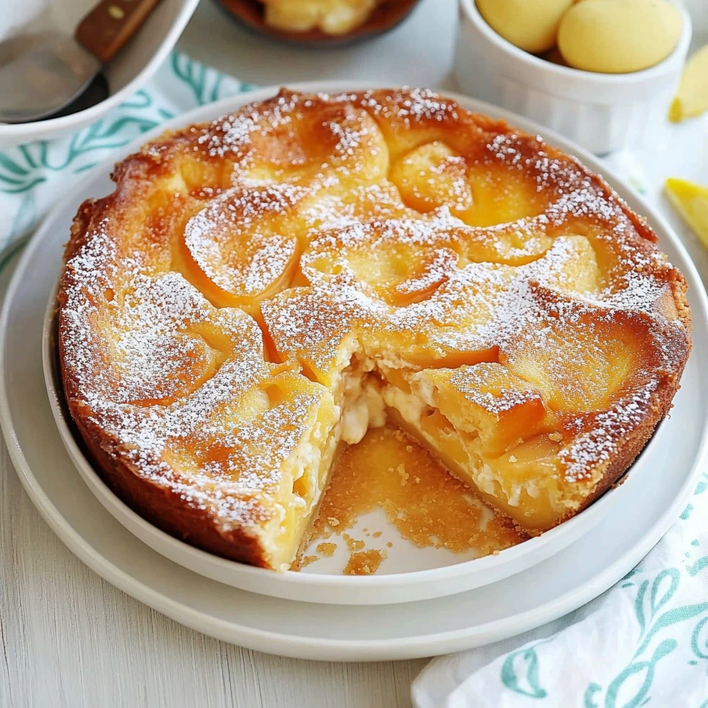 Apricot almond bake