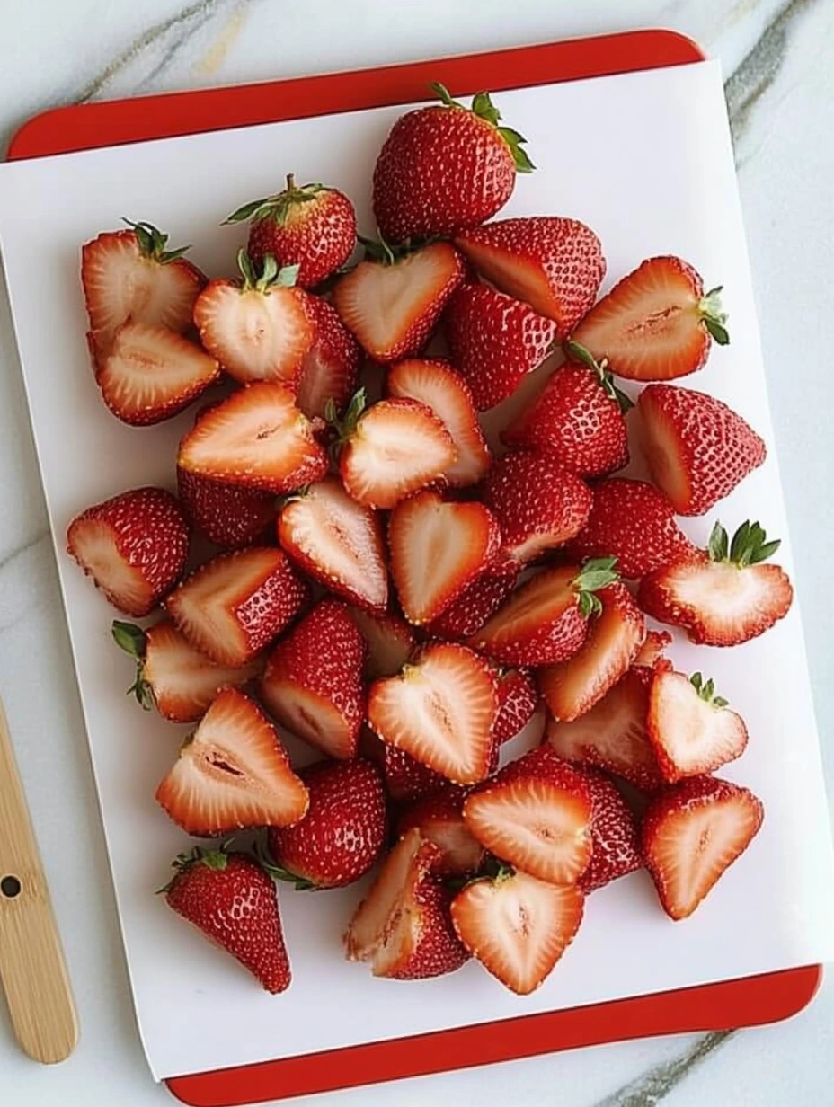 Strawberry crumble