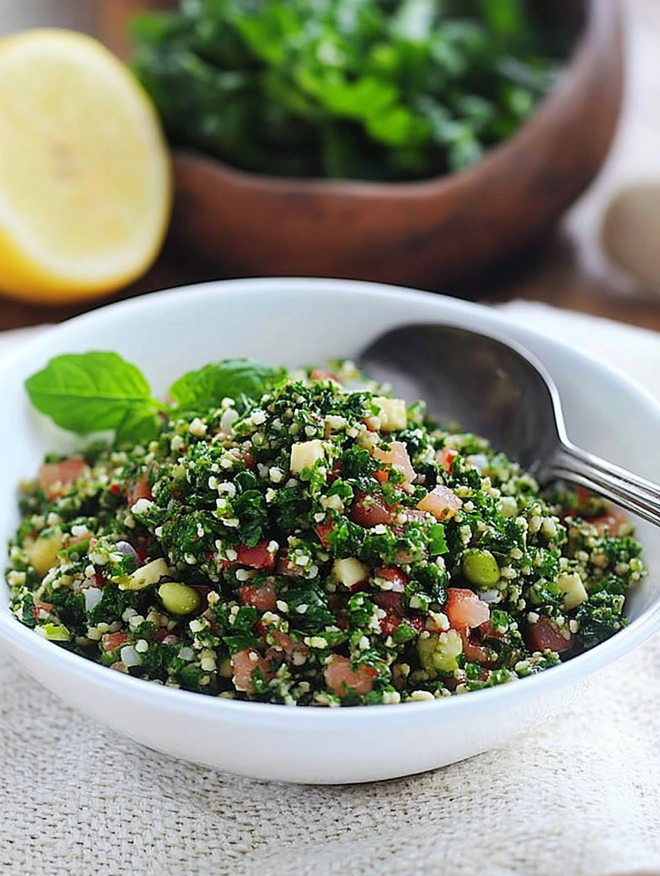 Fresh Lebanese tabbouleh