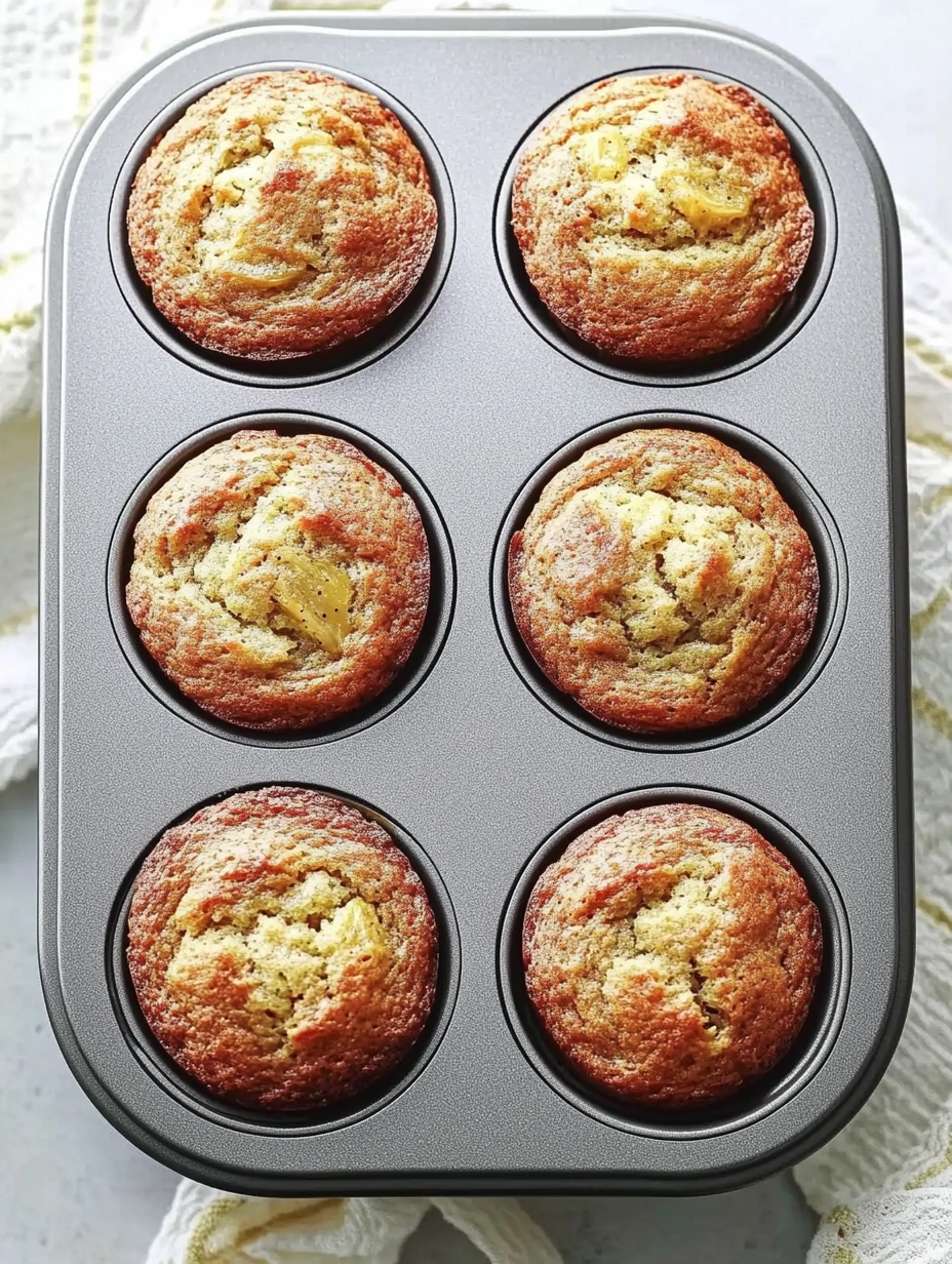 Soft banana muffins preparation
