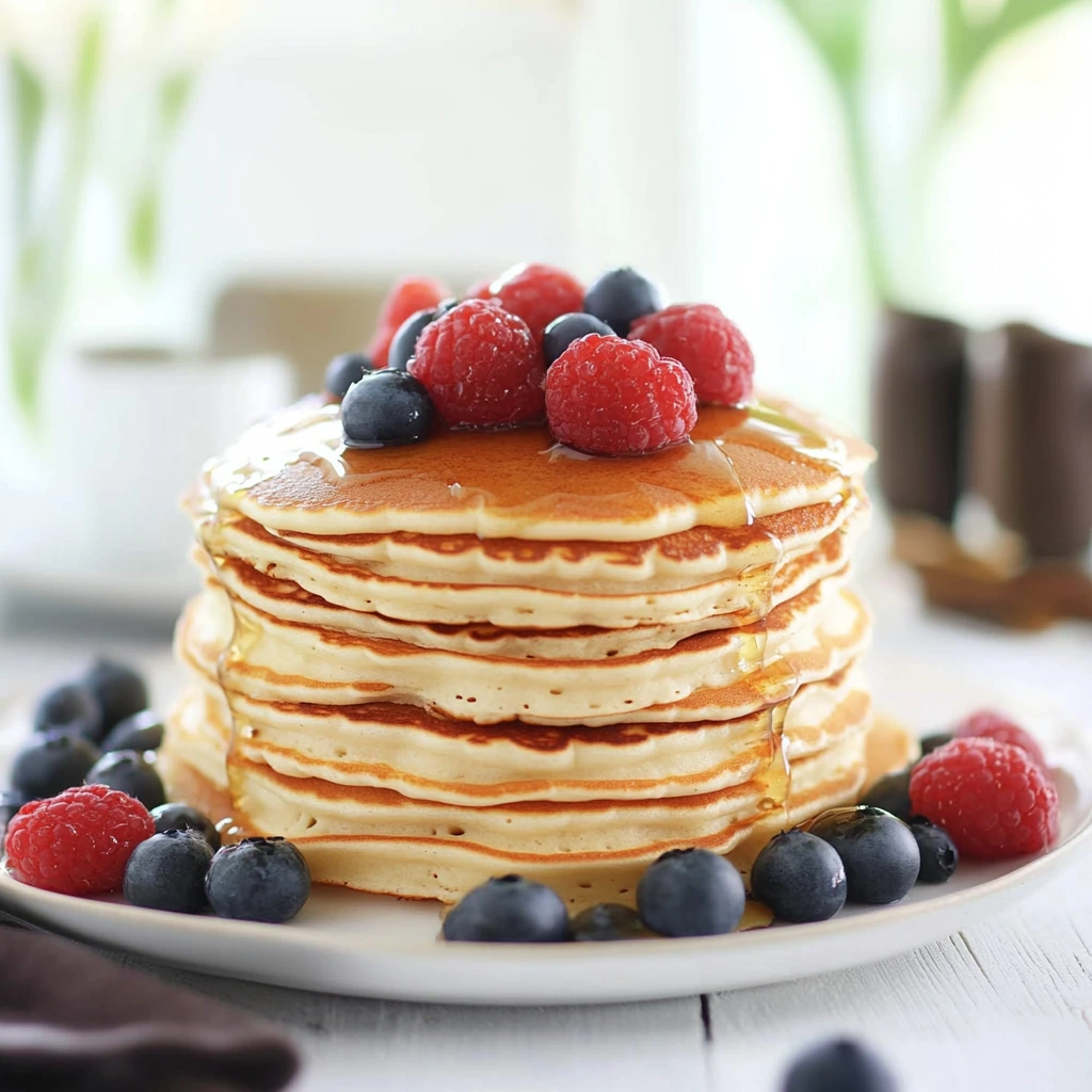 Fluffy American Pancakes, the basic version