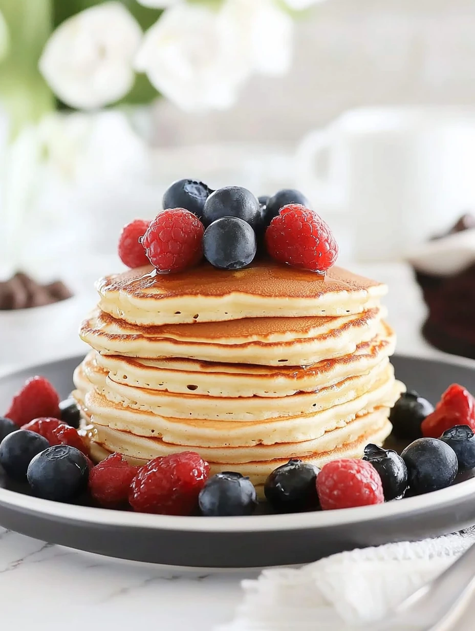 Tasty American pancakes