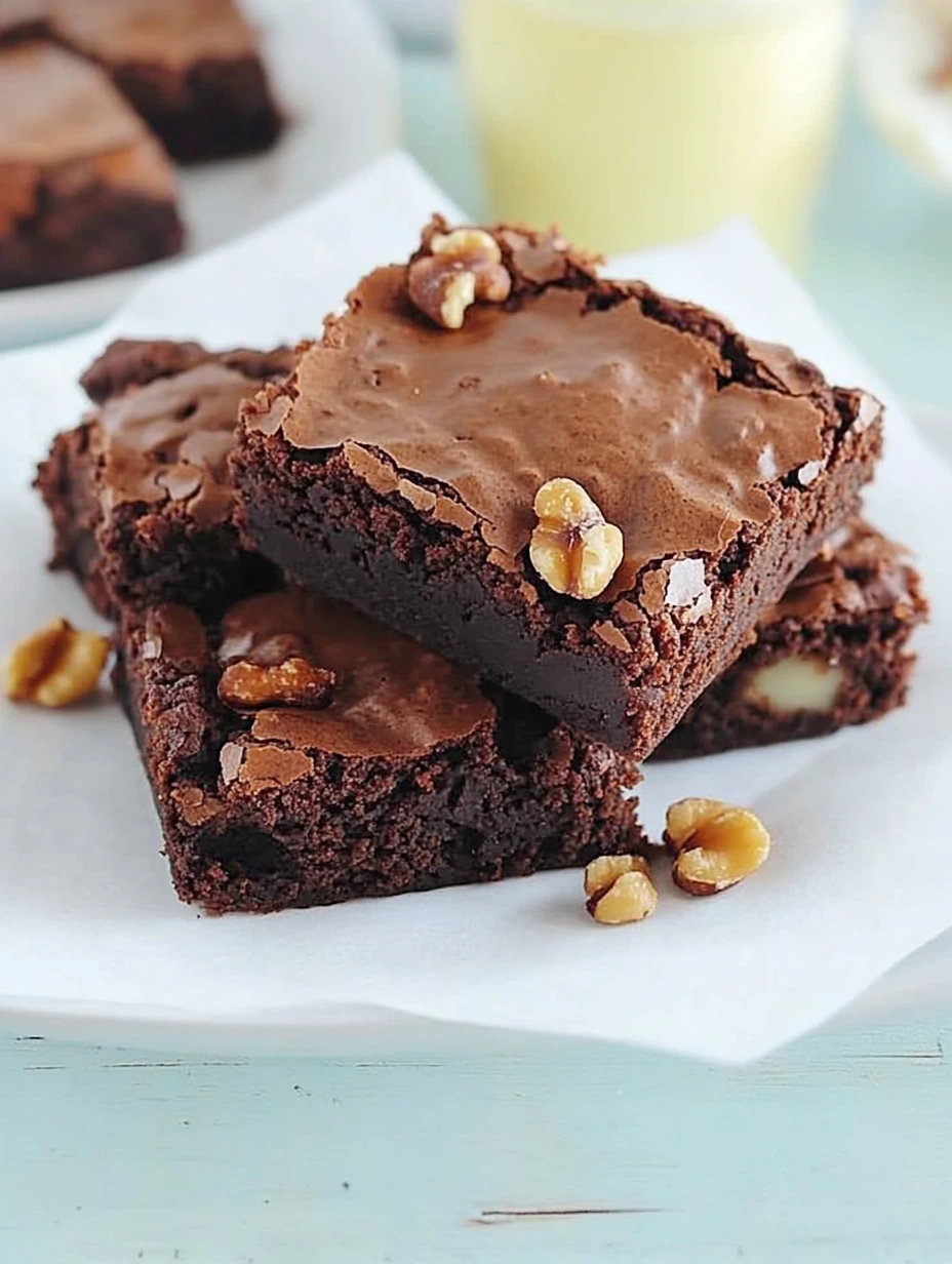 Walnut brownies yum