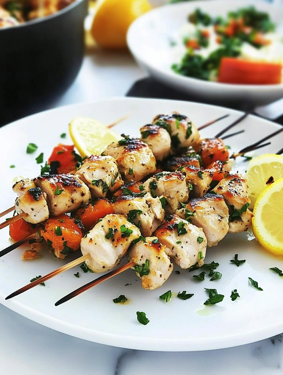 Chicken skewers