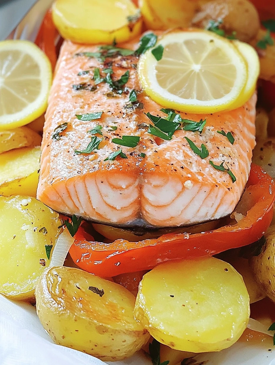 Delicious salmon fillets
