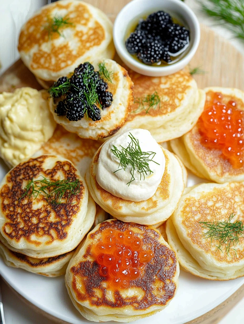 Easy homemade blinis