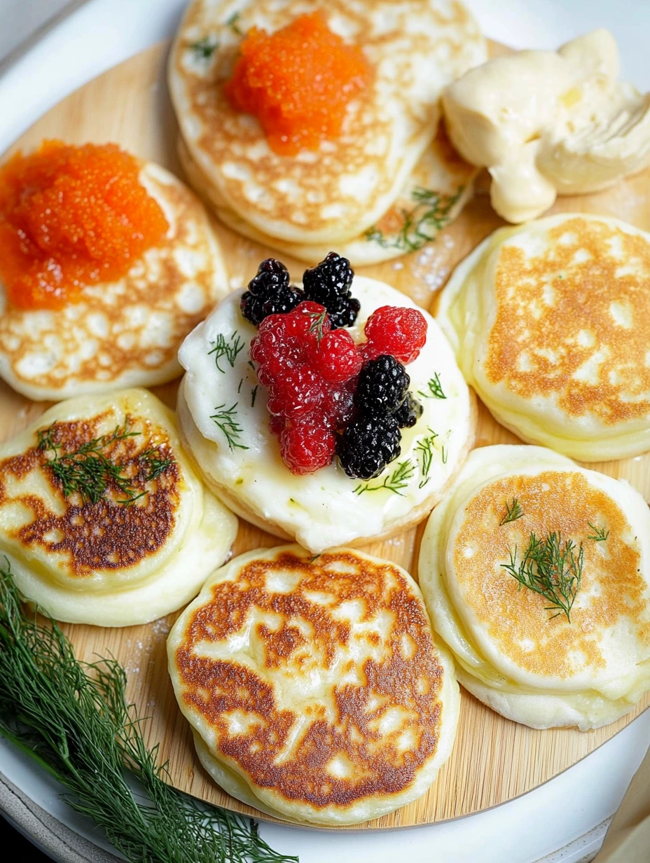 Quick homemade blinis