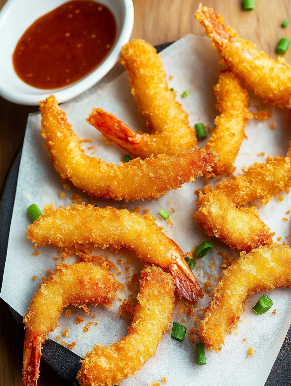 Fried shrimp (ebi fry) with sauce