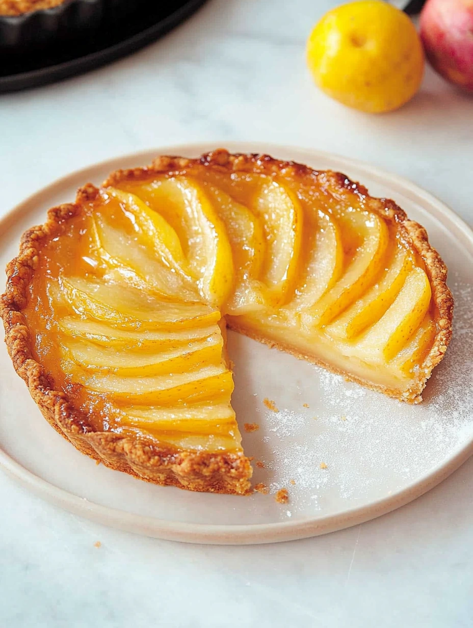 Thin apple tart