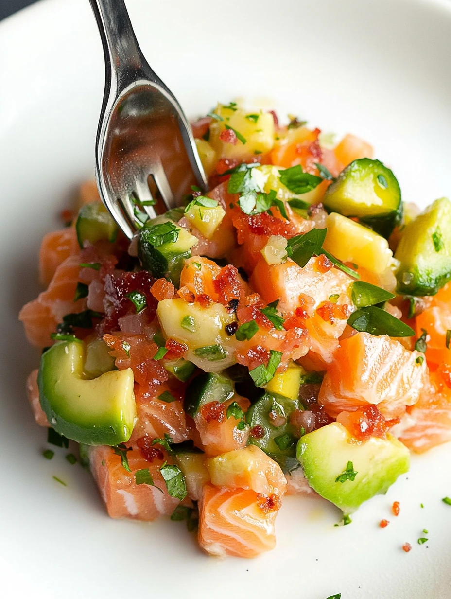 Salmon tartare