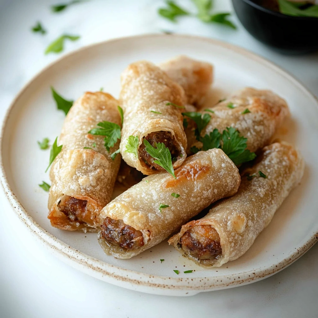 Crispy chicken rolls