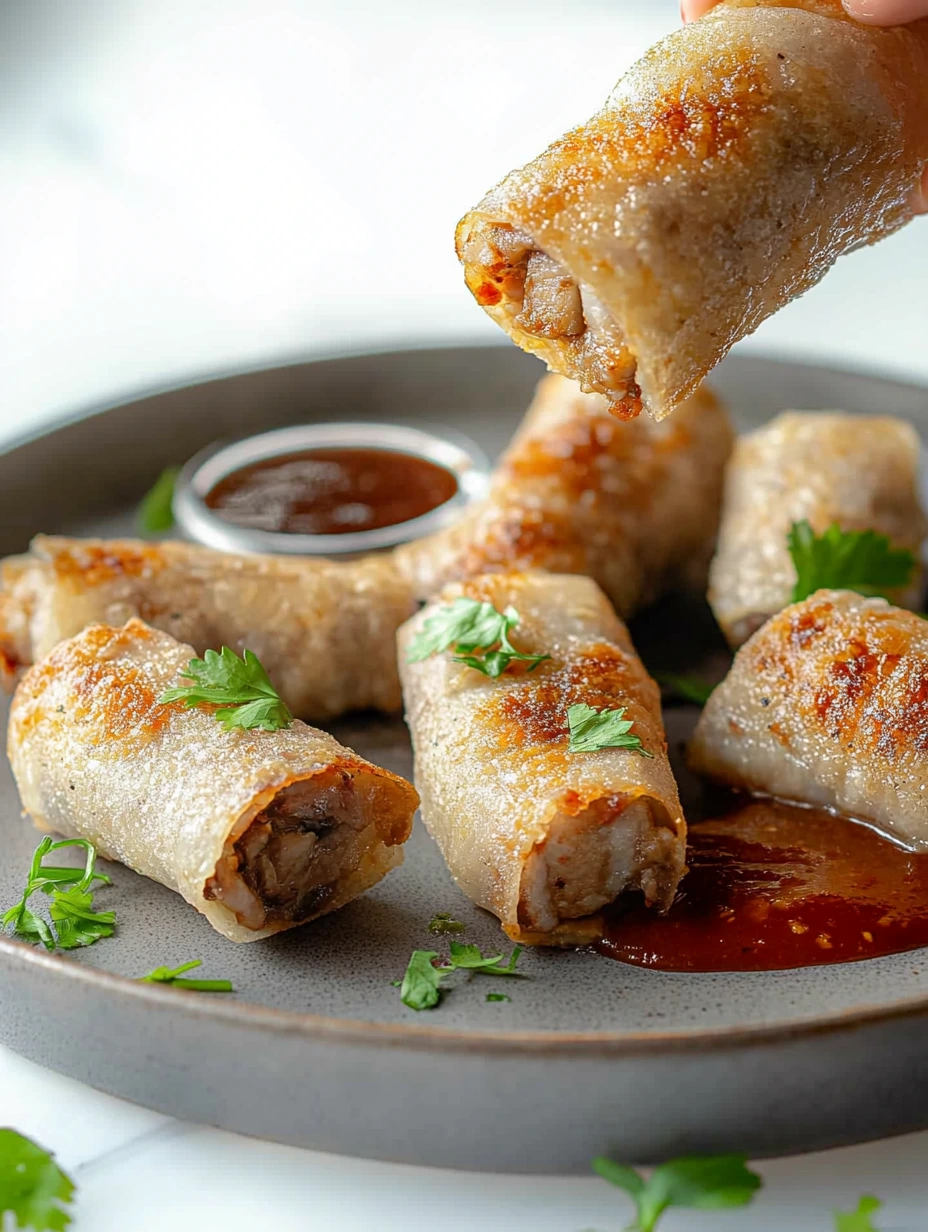 Tasty chicken rolls