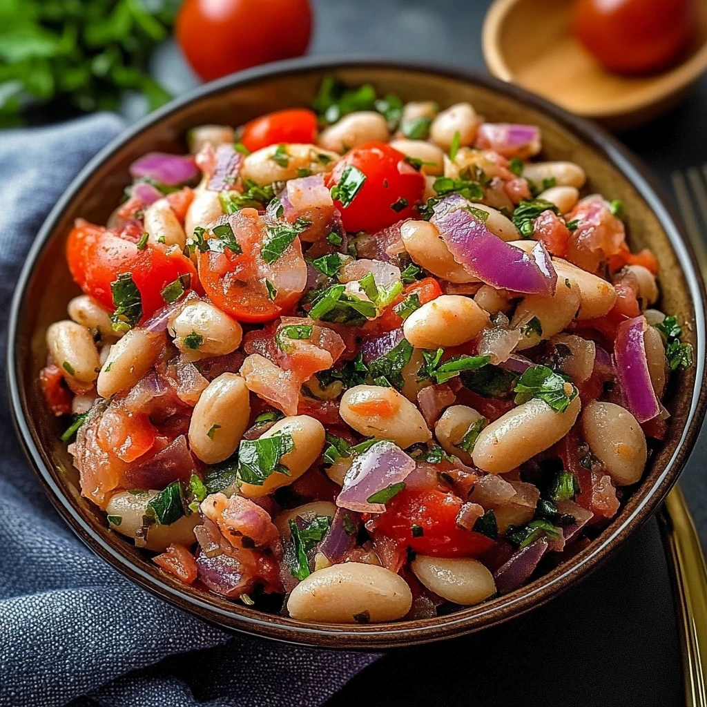 Piyaz (Turkish White Bean Salad)