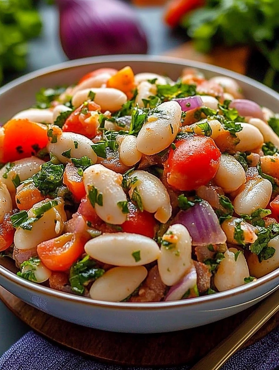 Turkish Piyaz Salad
