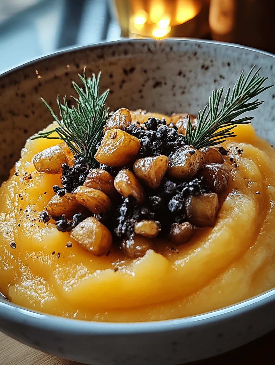 Serving Sweet Potato Chestnut Puree