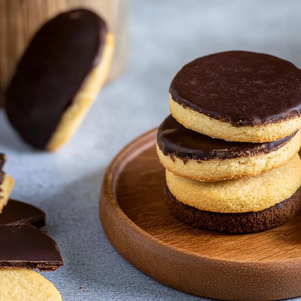 Soft Chocolate-Coated Cookies