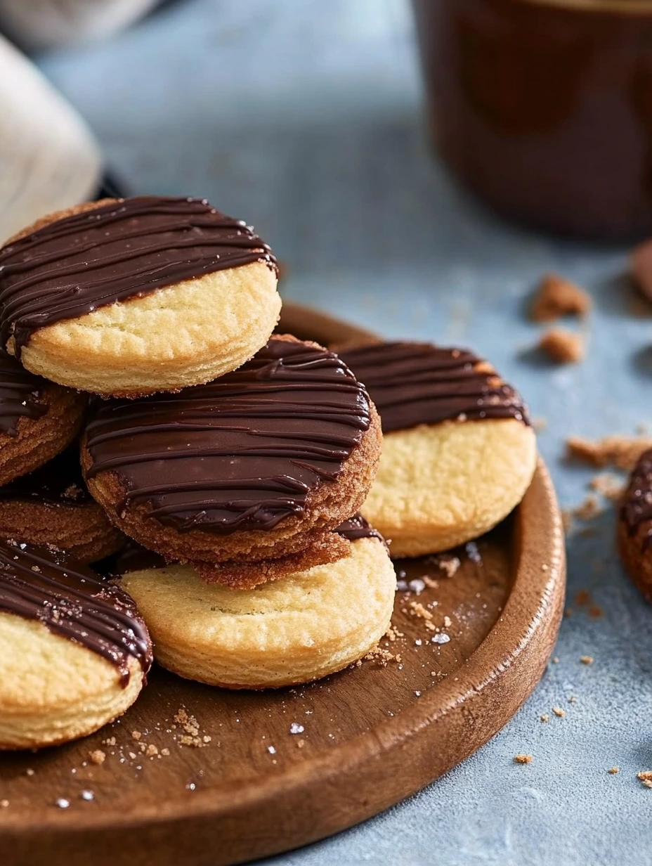 Chocolate-Dipped Vienna Cookies