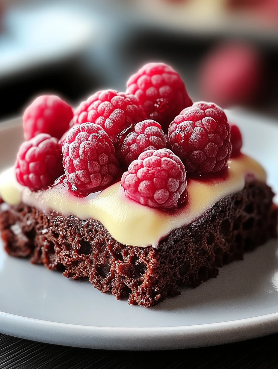 Chocolate Raspberry Soft Cake