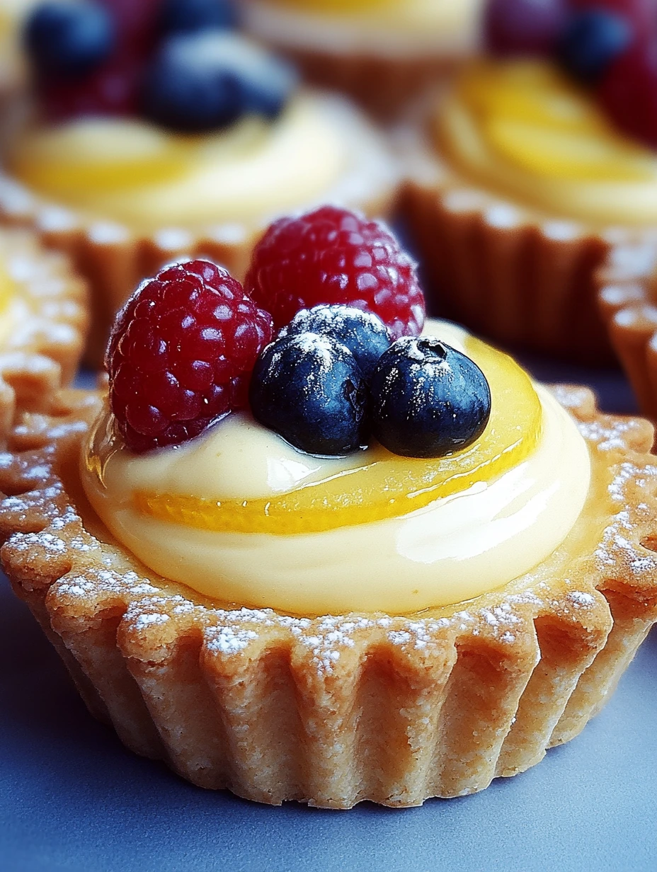 Berry Tarts with Lemon Cream