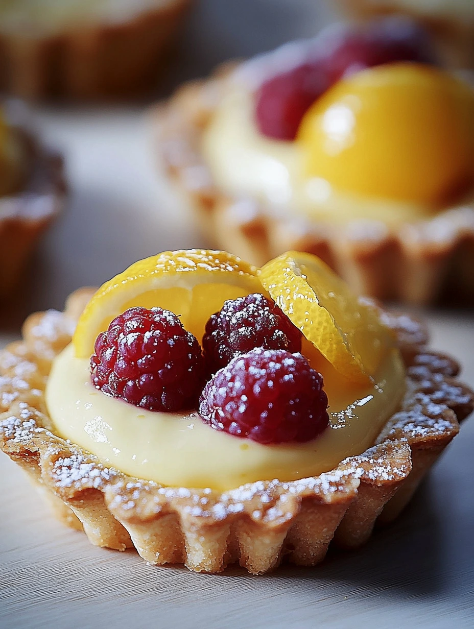 Berry Tarts with Lemon and Vanilla Cream