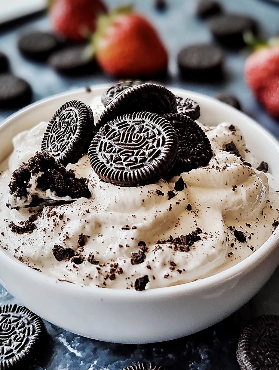 Finished Oreo Cheesecake Dip