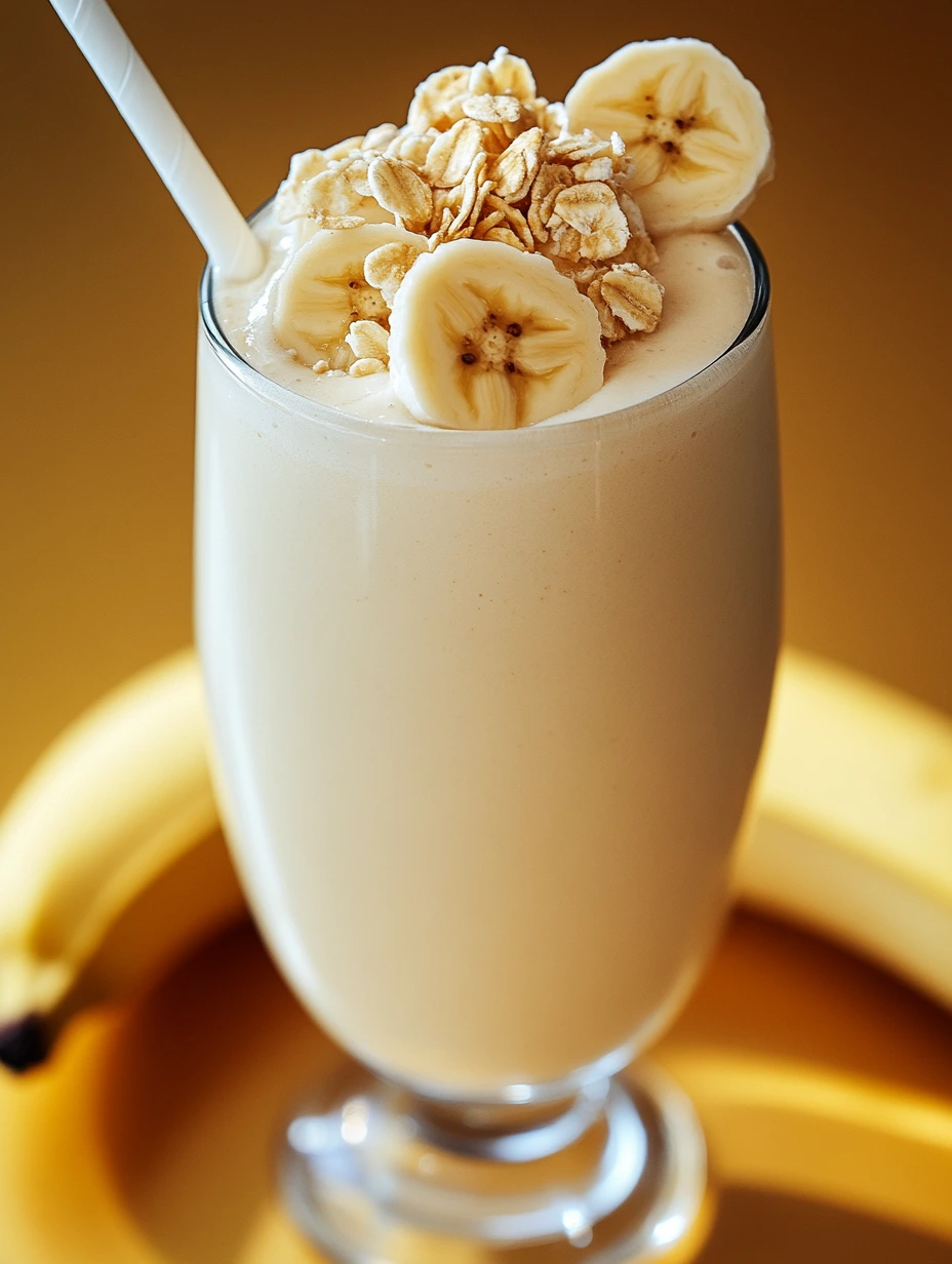 Banana milkshake perfect breakfast option