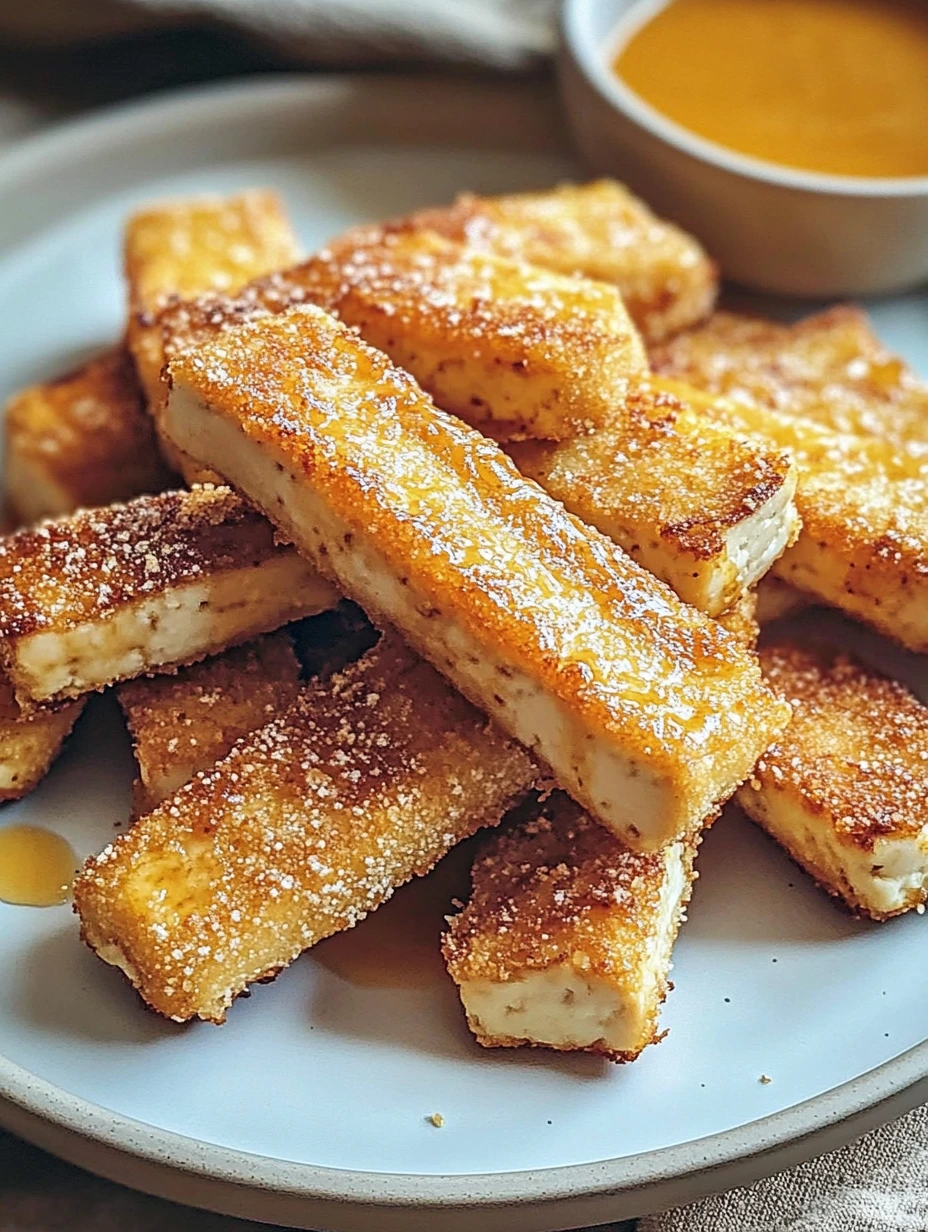 Crispy Tofu with Honey Mustard Sauce