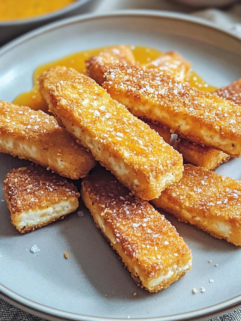 Crispy Tofu with Honey Mustard Sauce