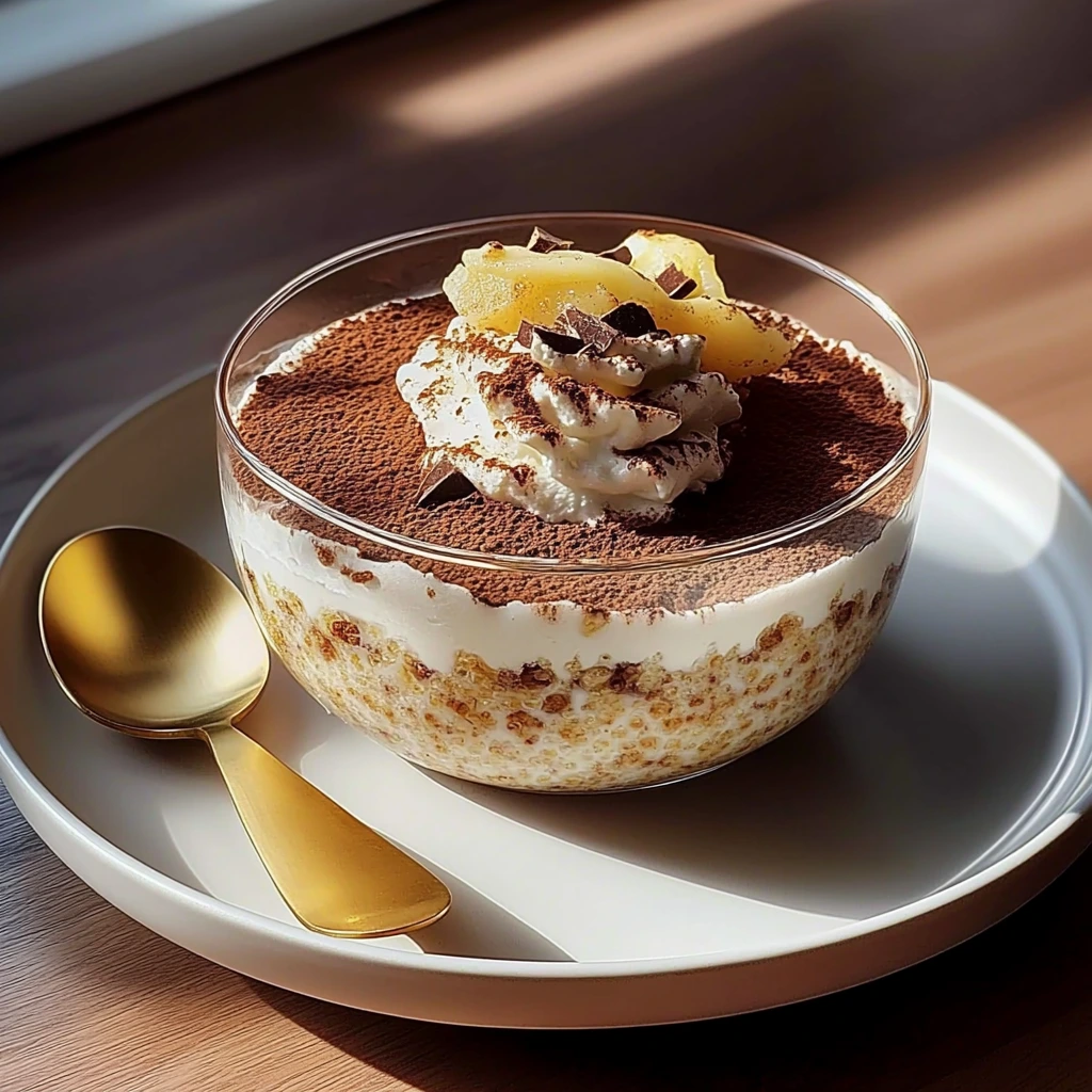 Tiramisu-inspired creamy oats