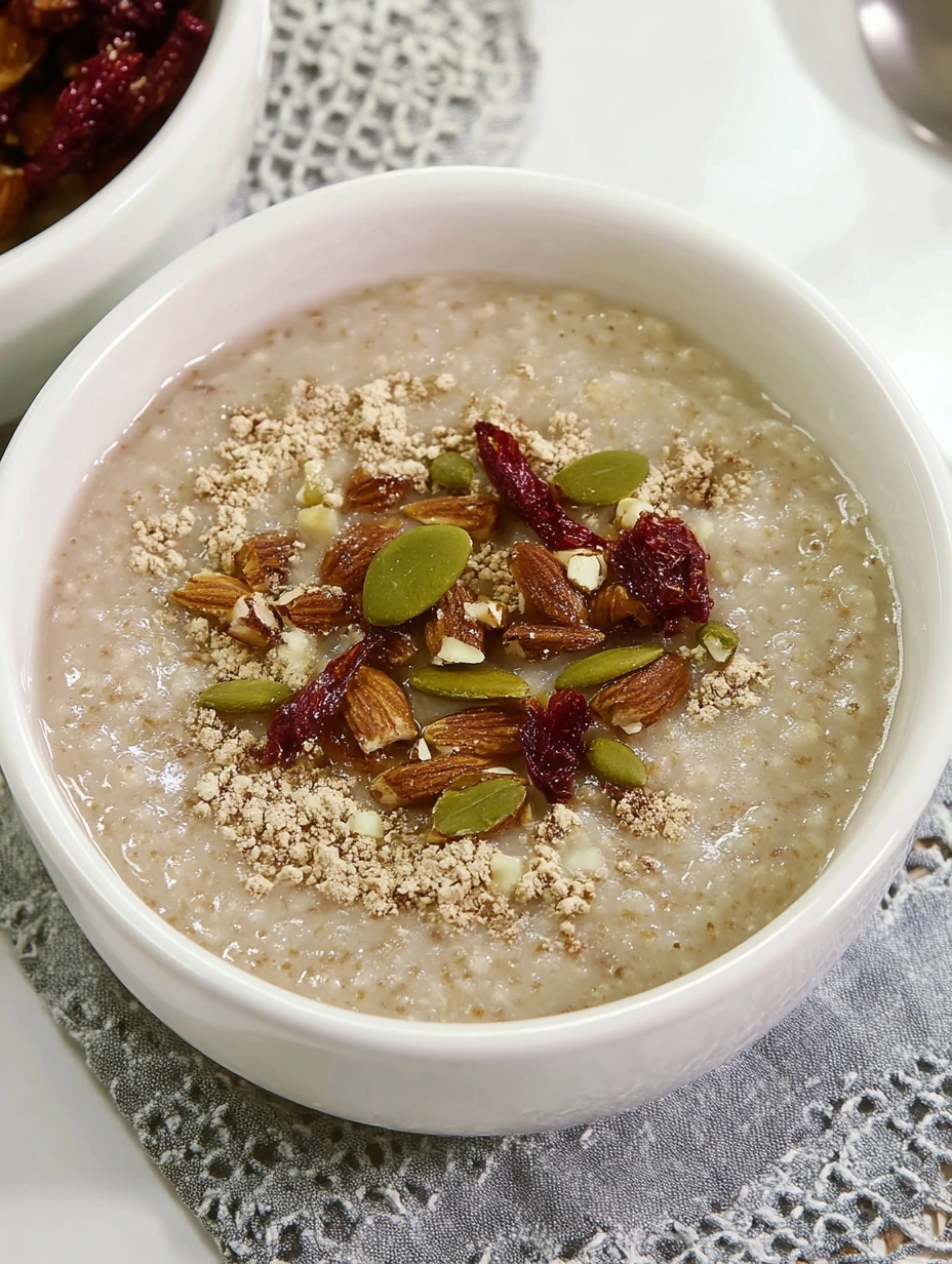 Easy barley Talbina porridge