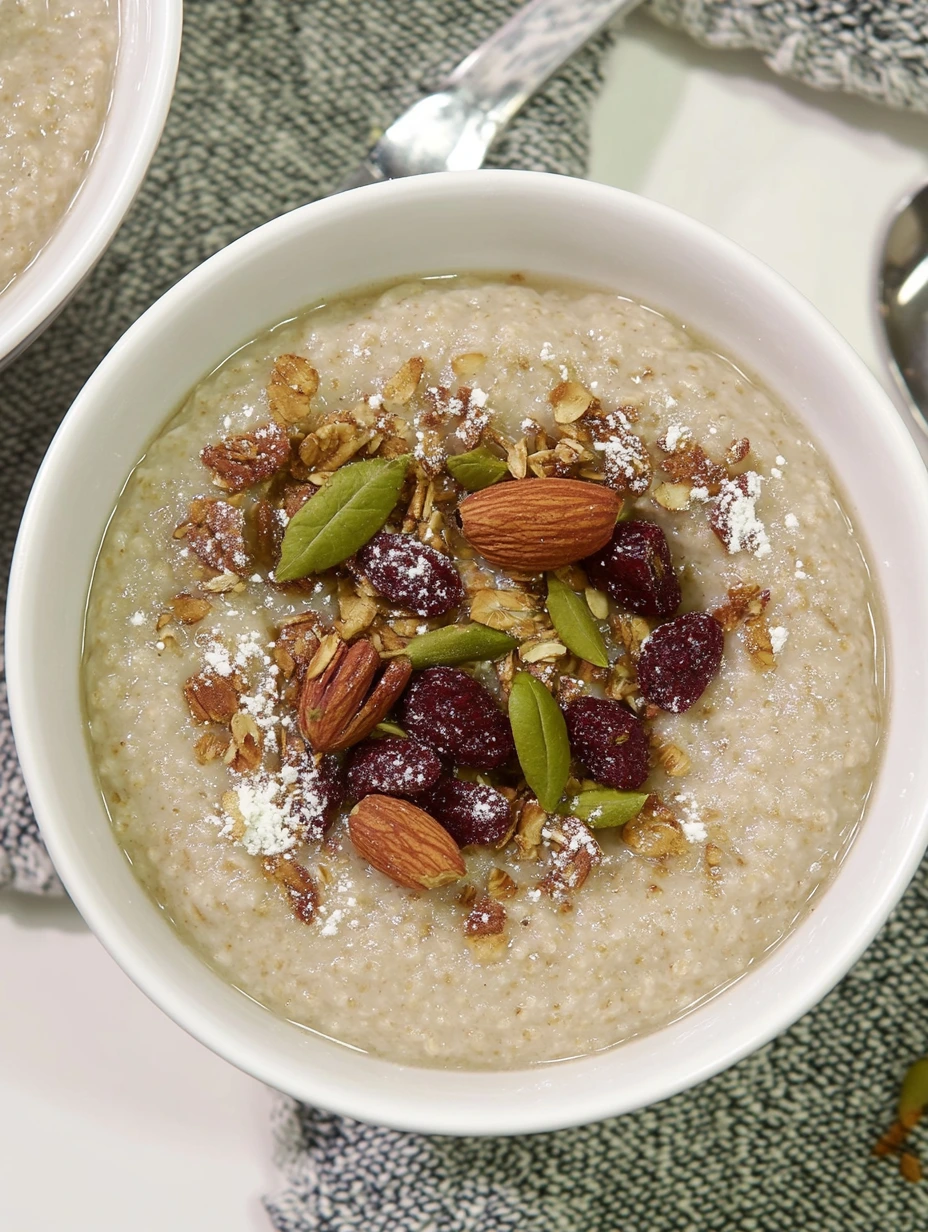 Delicious barley Talbina porridge