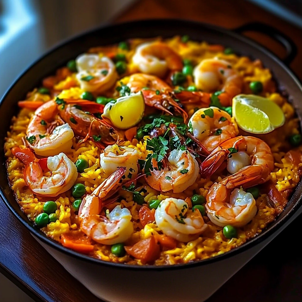 Flavorful Seafood Paella