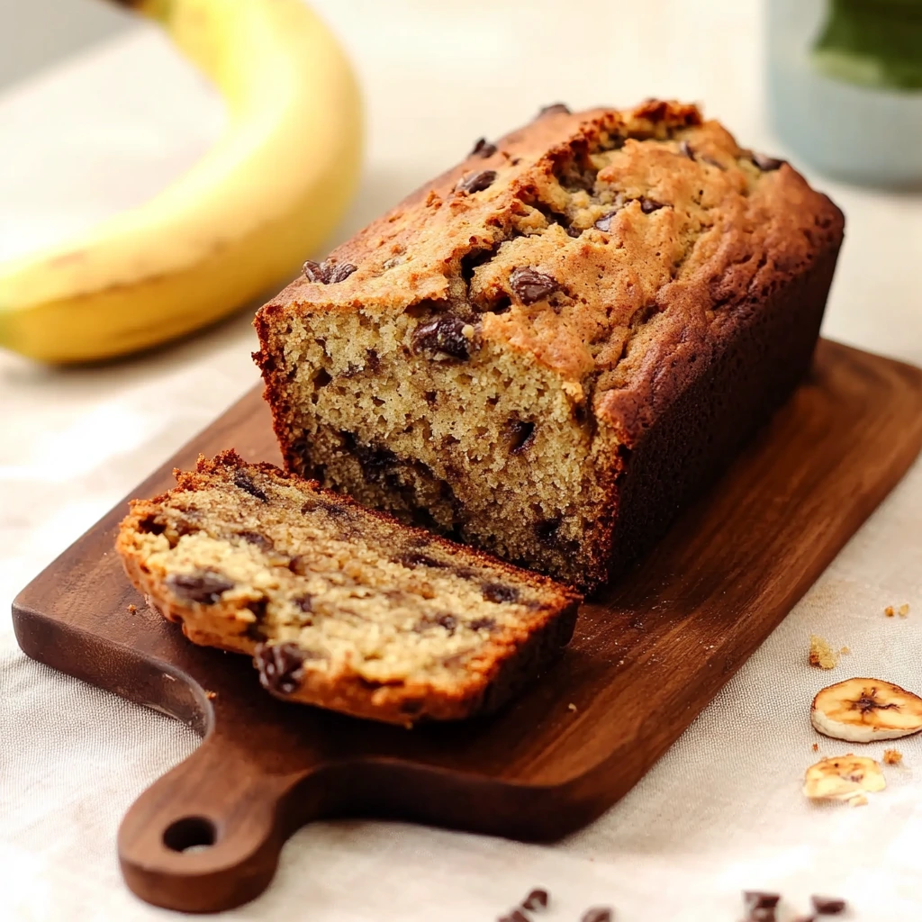 Healthy banana cake