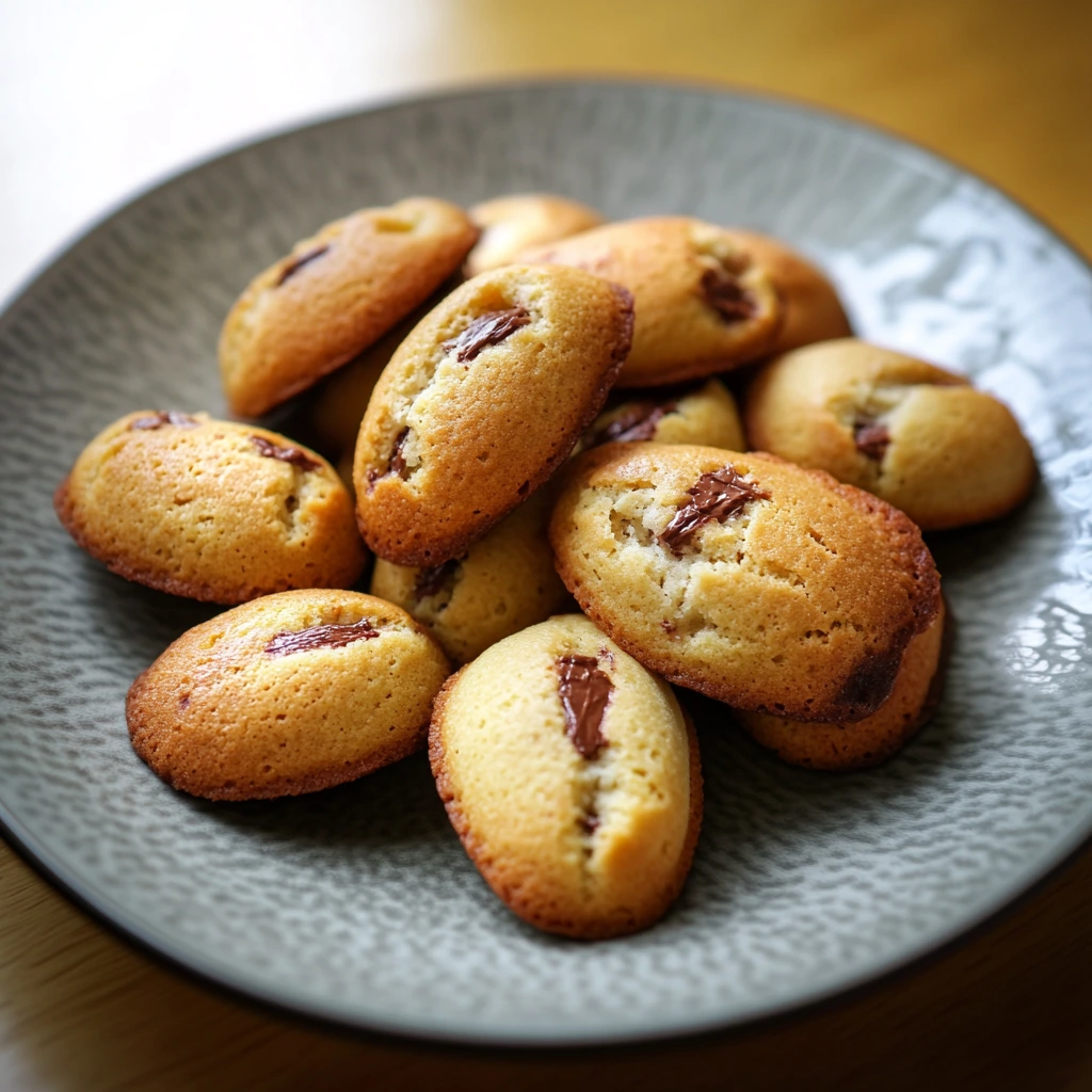 Chocolate chip madeleines