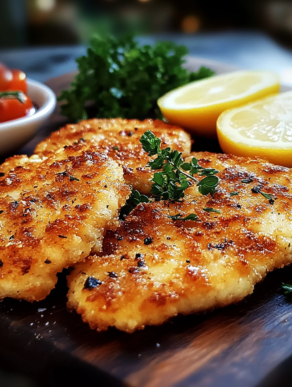 Quick breaded turkey cutlets