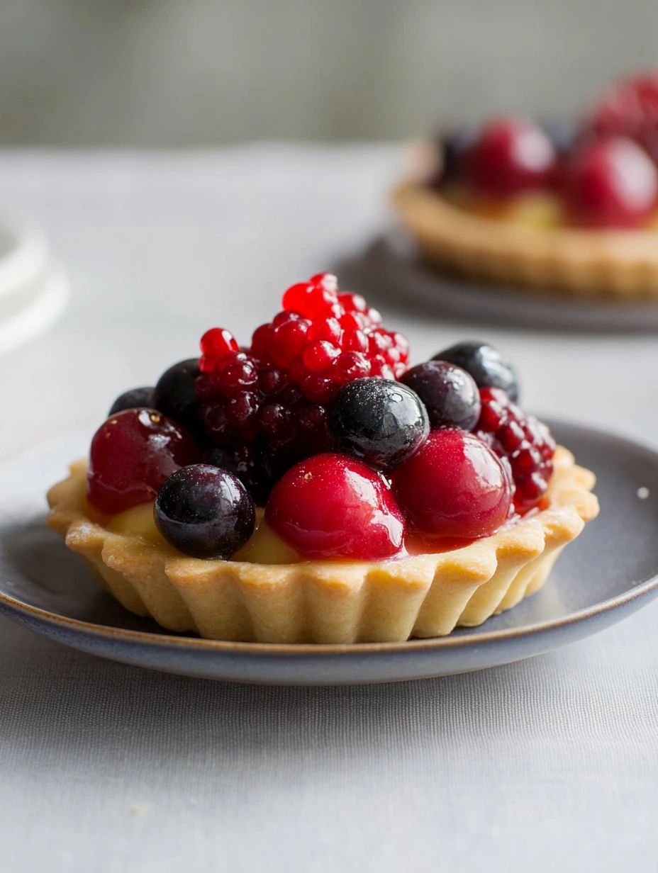 Mouthwatering berry tartlets