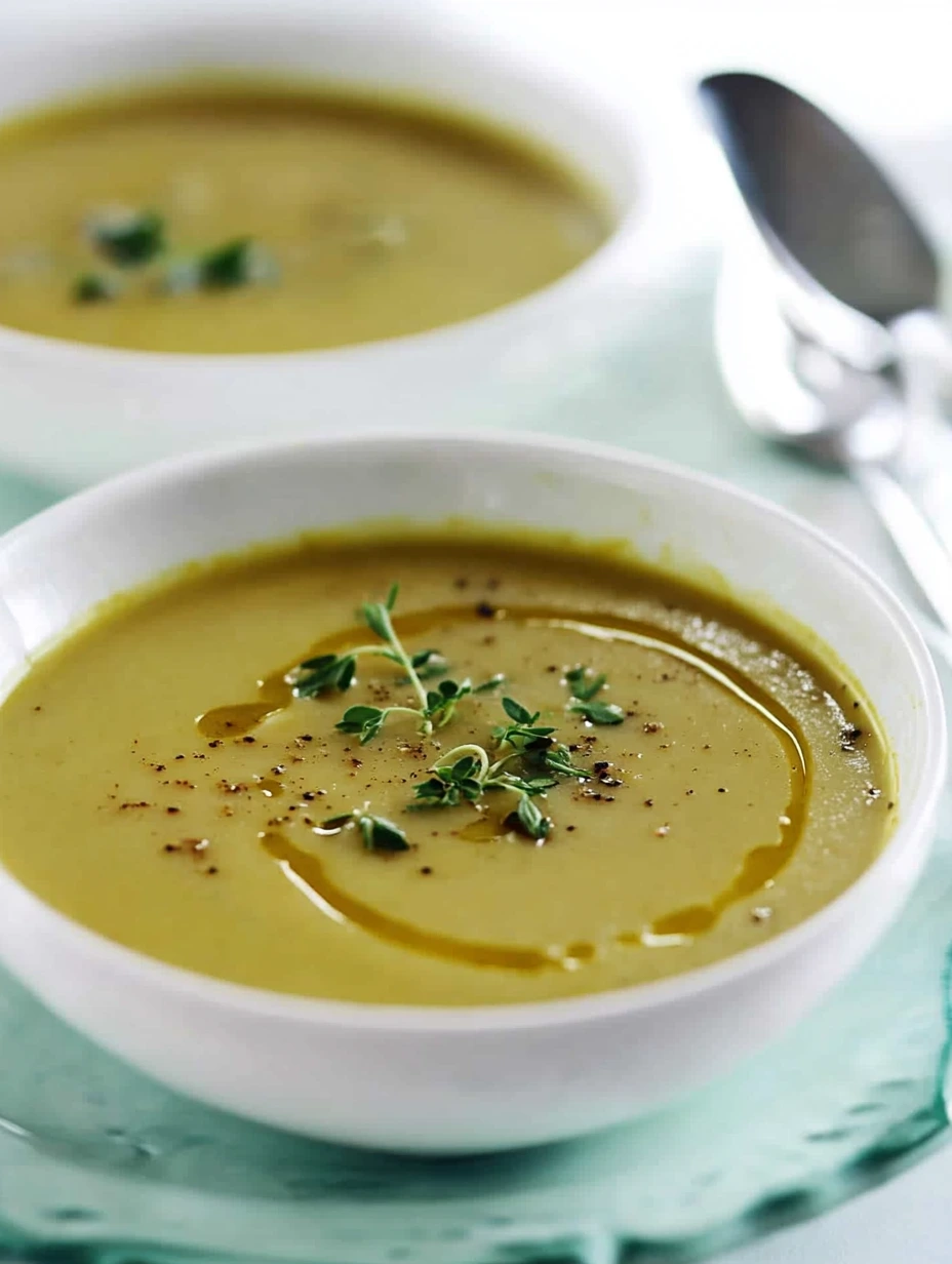 Split pea soup with cumin