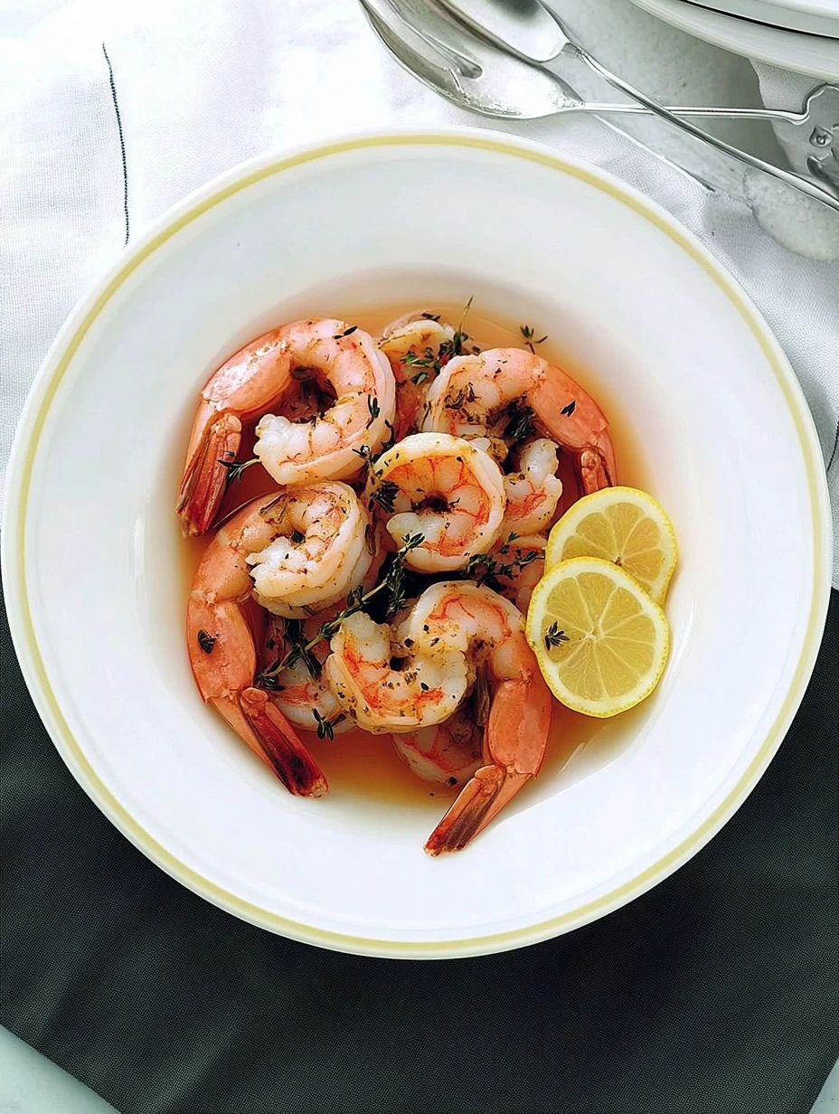 Easy garlic lemon shrimp