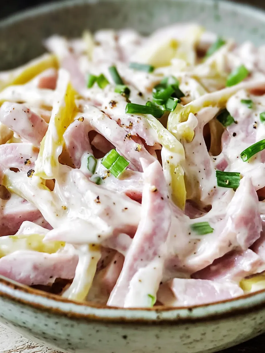 The ultimate meat salad – Quick, Creamy & Zesty