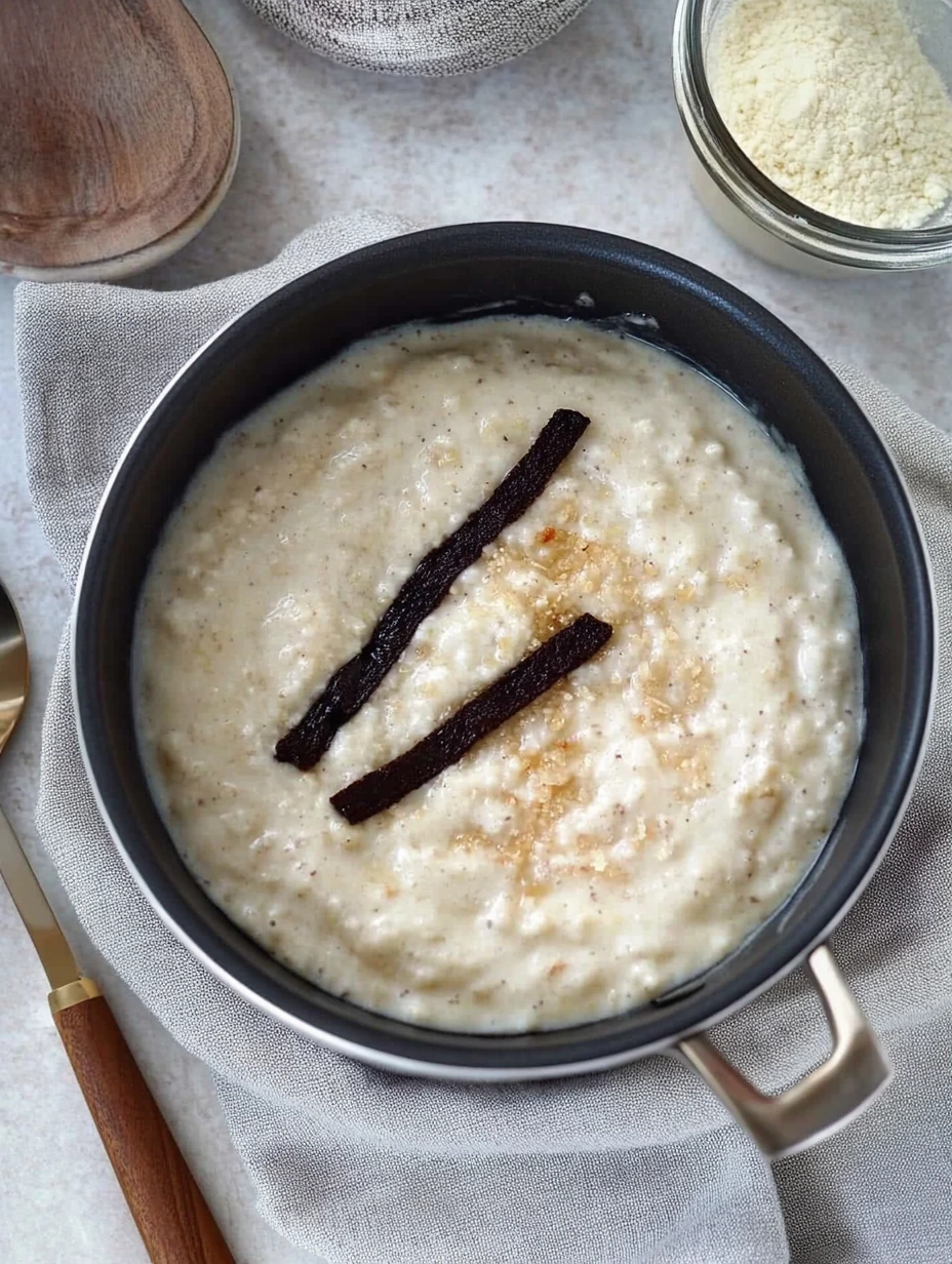 Creamy milk rice, easy dish