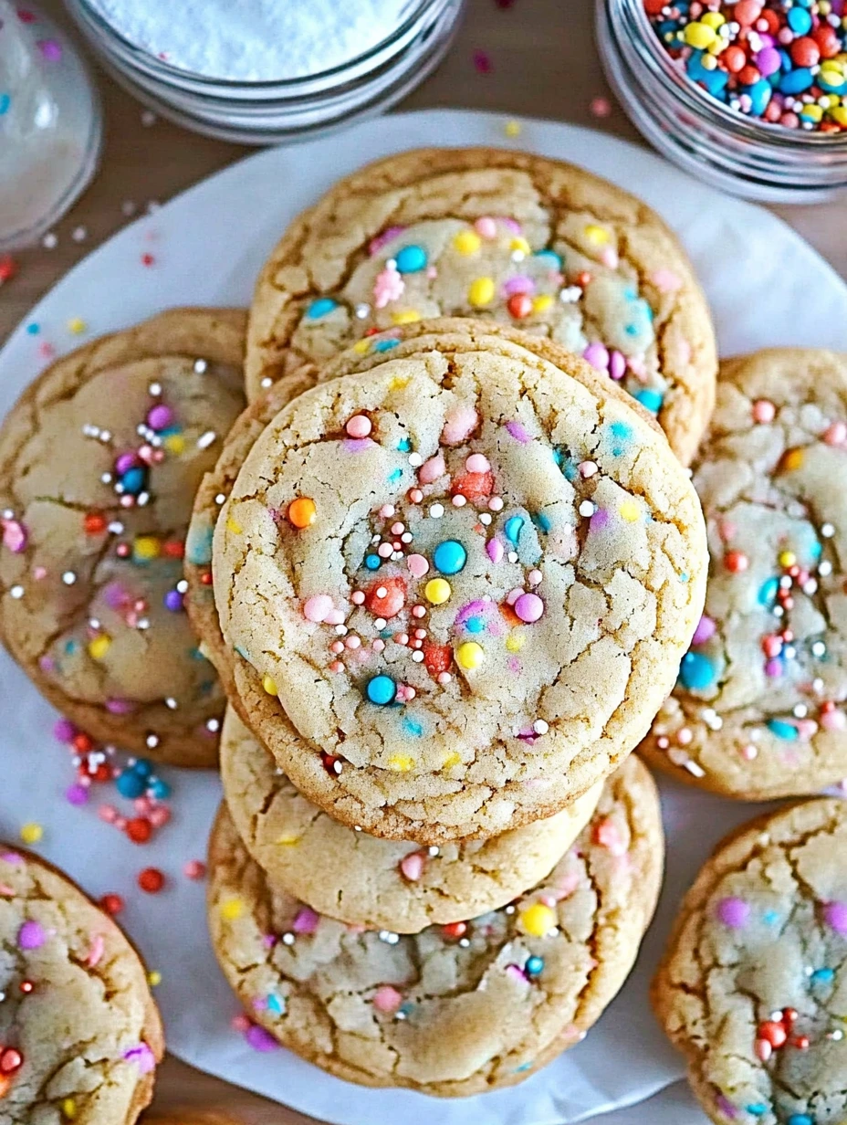 Confetti cookies, sweet treat