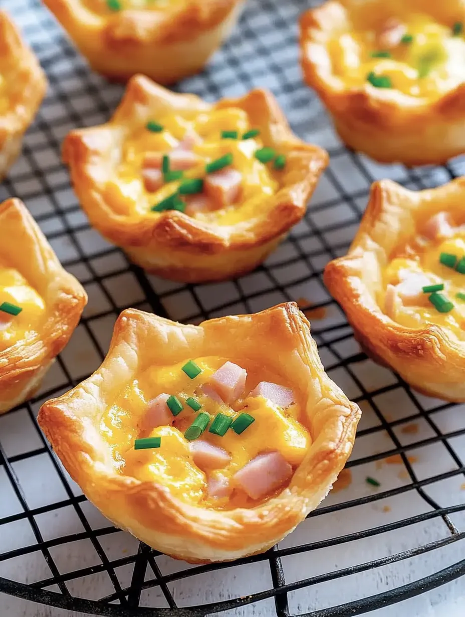 Tasty ham-cheese savory bites – quick and simple
