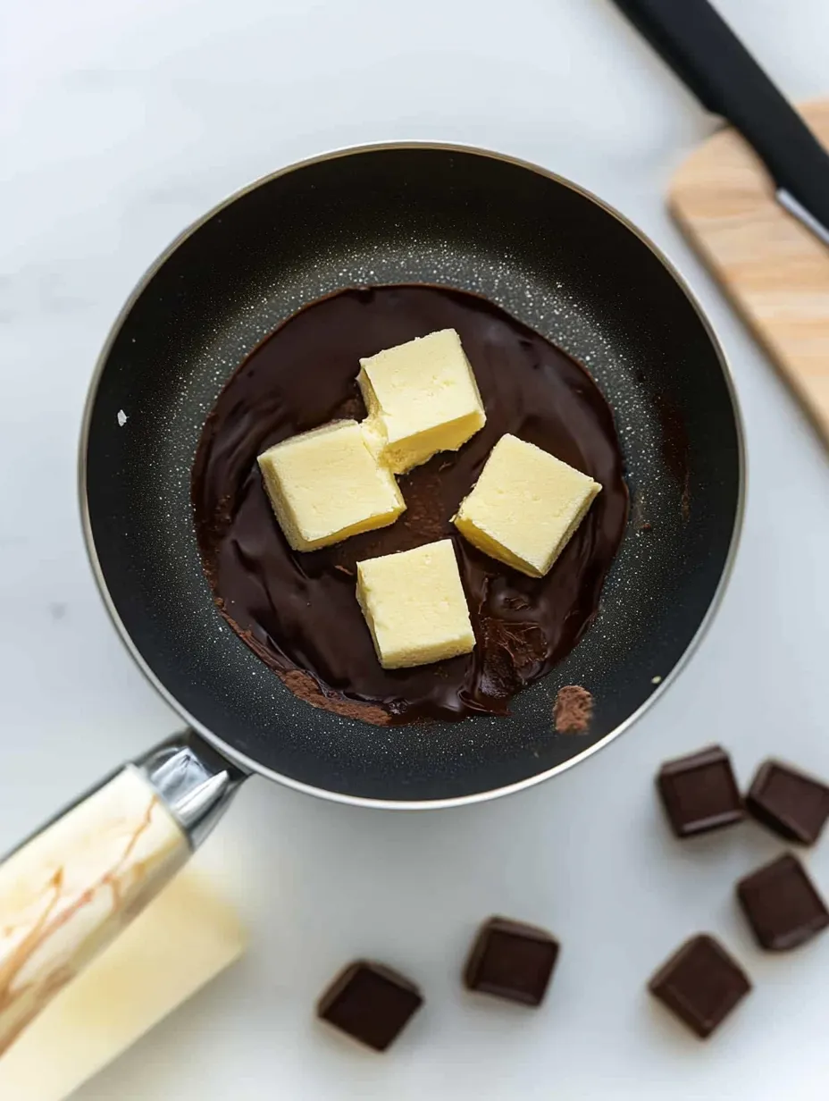 Chocolate mixture for lava cake