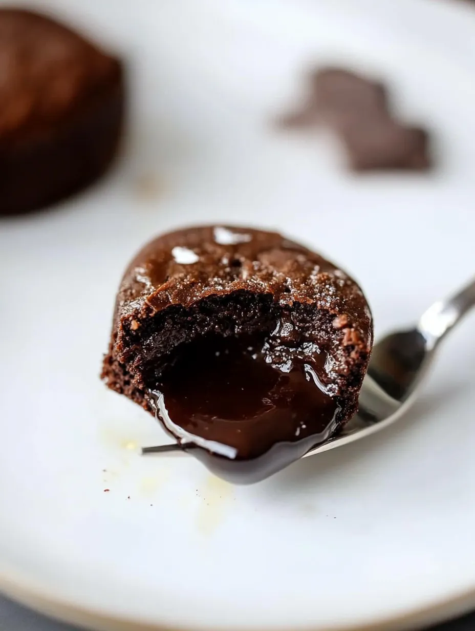 Gooey chocolate lava cake