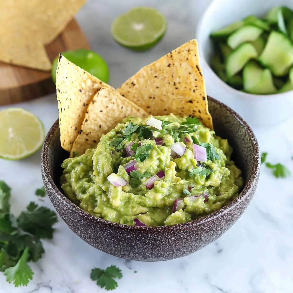 Homemade guacamole