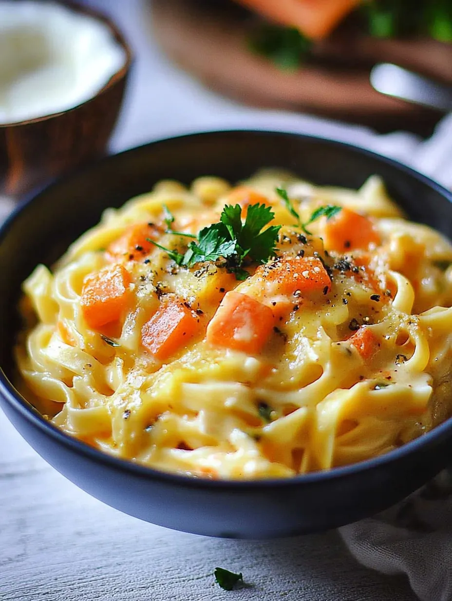 Pasta With Vegetables, Coconut Milk & Curry, easy cooking