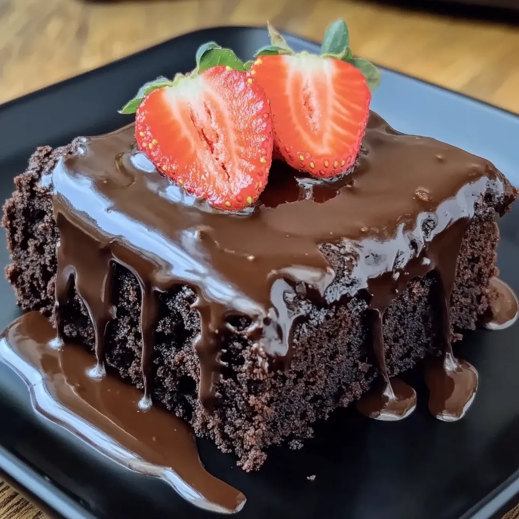 Rich chocolate cake