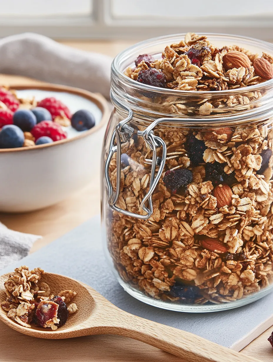 Healthy sugar-free granola – Crunchy & Flavorful