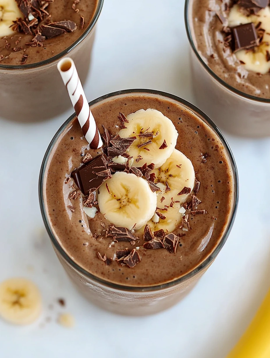 chocolate banana smoothie