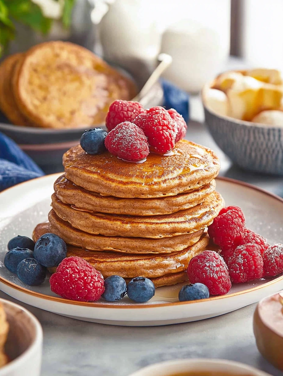Wholesome whole wheat pancakes